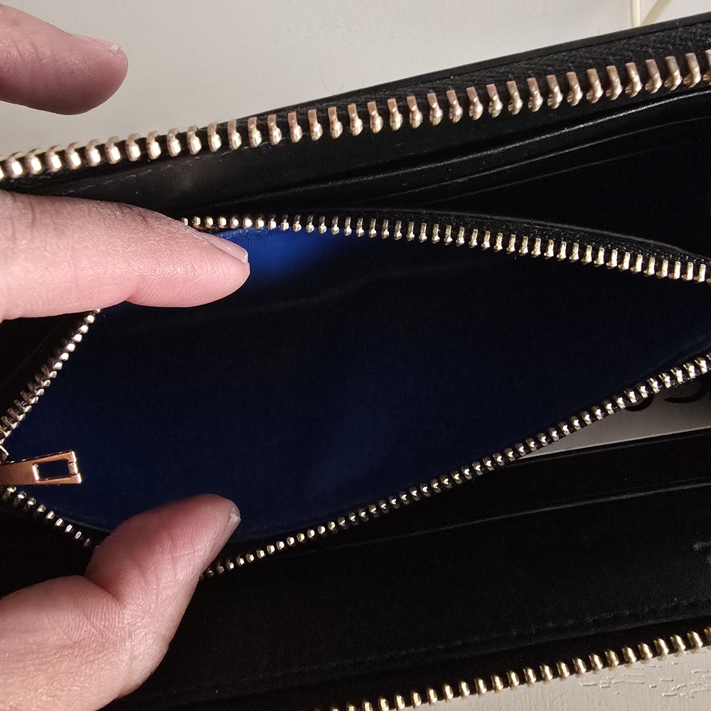 Loewe Black Wallet with Gold Accents - Picture 10 of 12